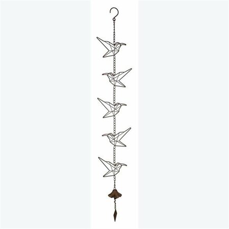 YOUNGS Metal Wire Hummingbird Design Wind Bell 73671